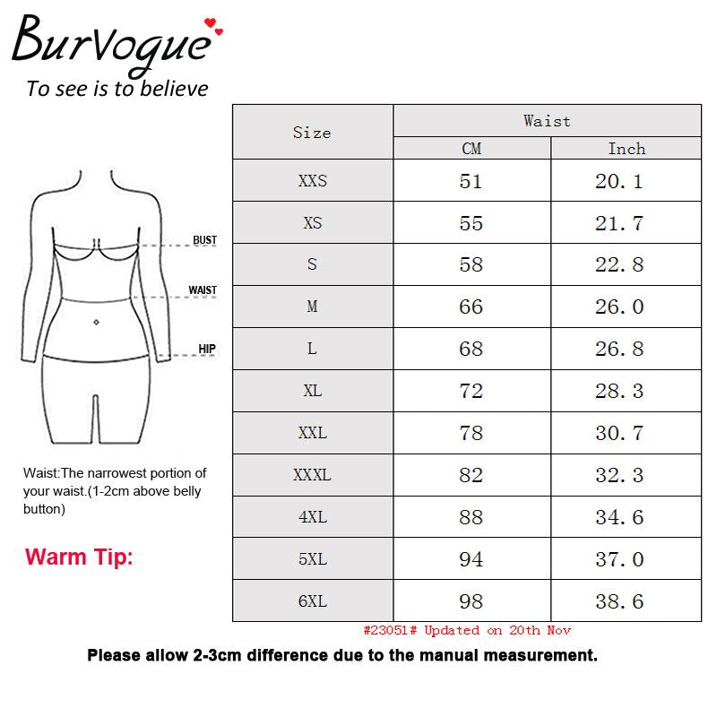 Burvogue Waist Cincher Under-bust Corset